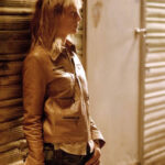 Uma Thurman Brown Jacket