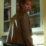 Uma Thurman Brown Jacket