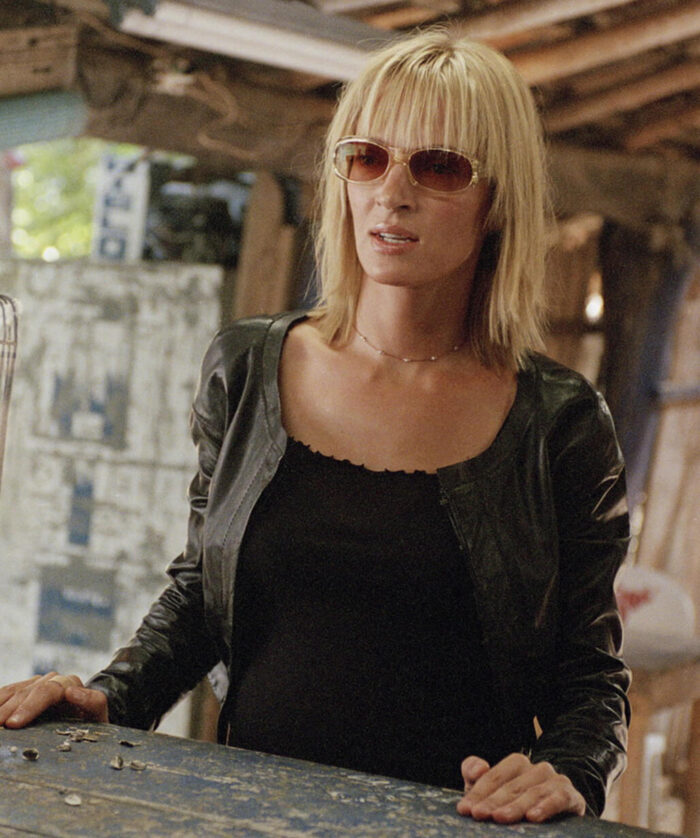 Uma Thurman Black Jacket