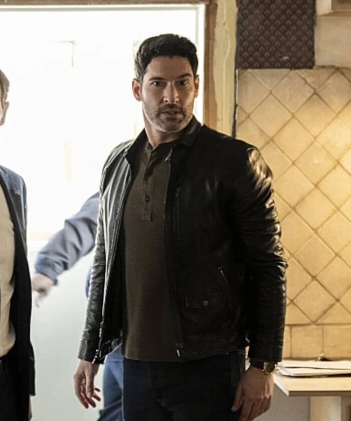Tom Ellis Leather Jacket