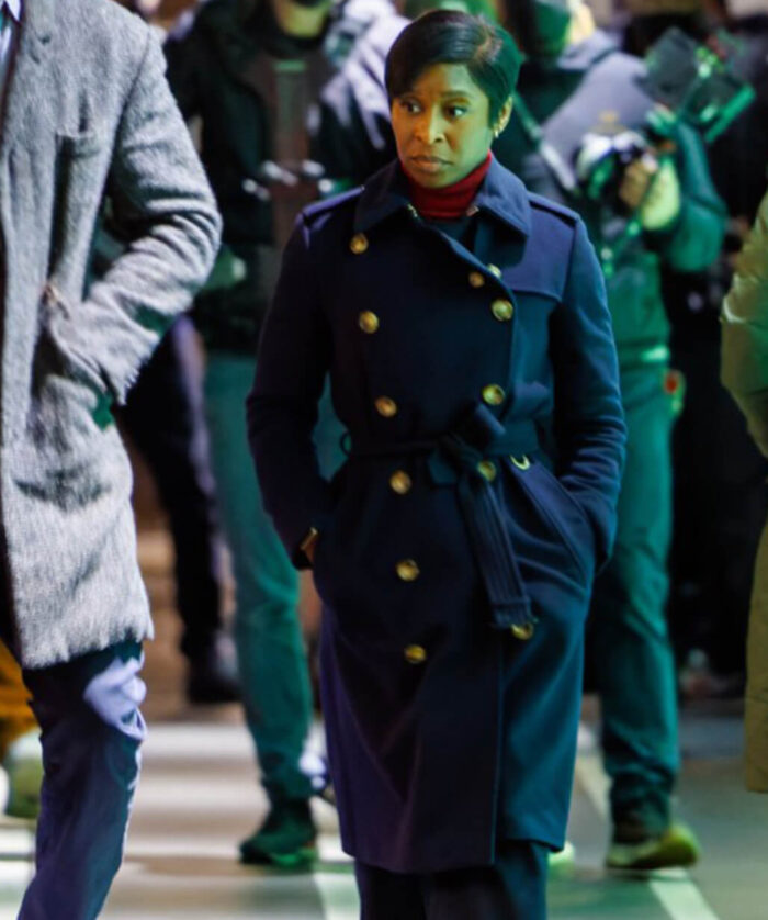 Cynthia Erivo Wool Coat