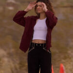 Zendaya Red Jacket