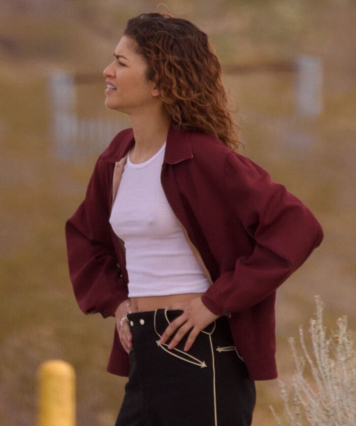 Zendaya Red Jacket