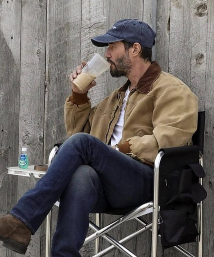 Keanu Reeves Cotton Jacket
