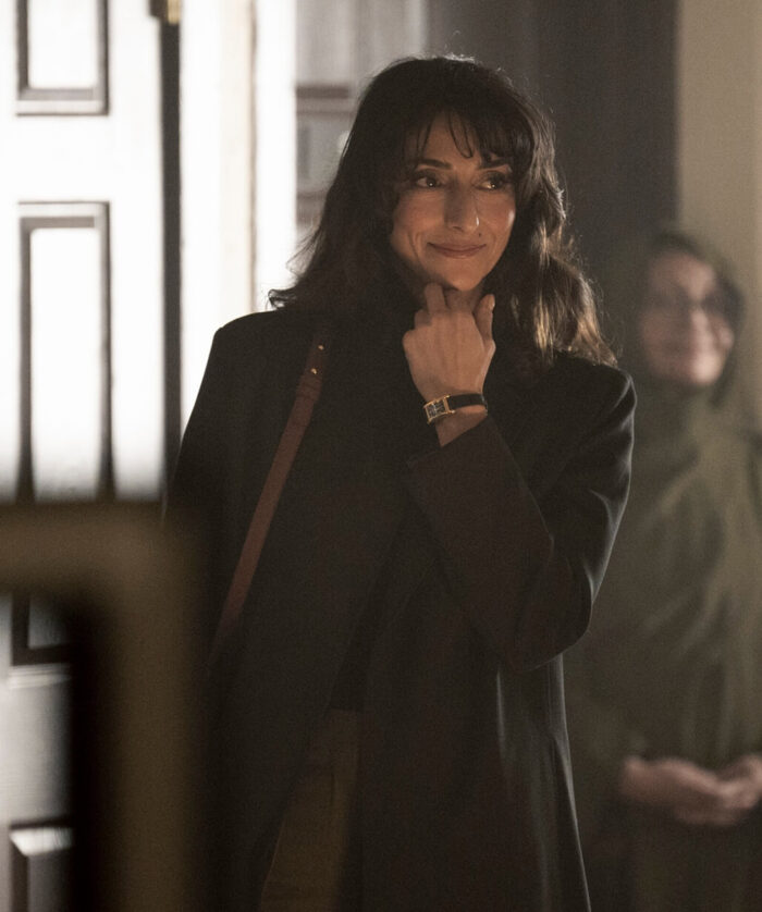 Necar Zadegan Black Coat
