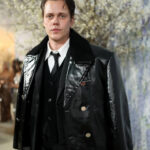 Bill Skarsgård Black Coat