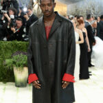 Damson Idris Leather Coat