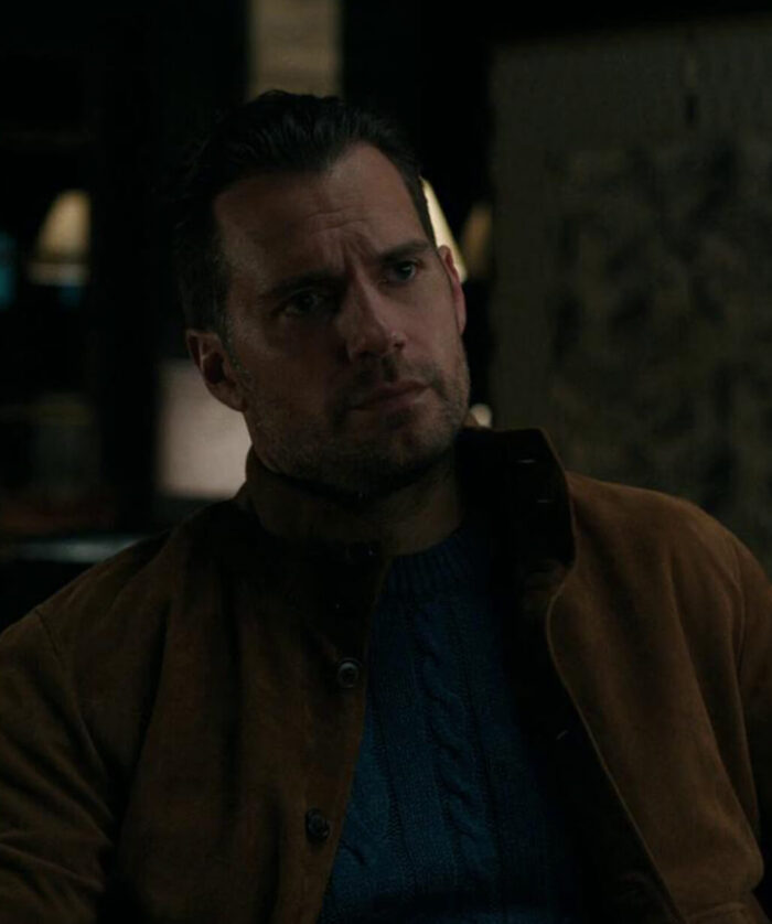 Henry Cavill Suede Jacket