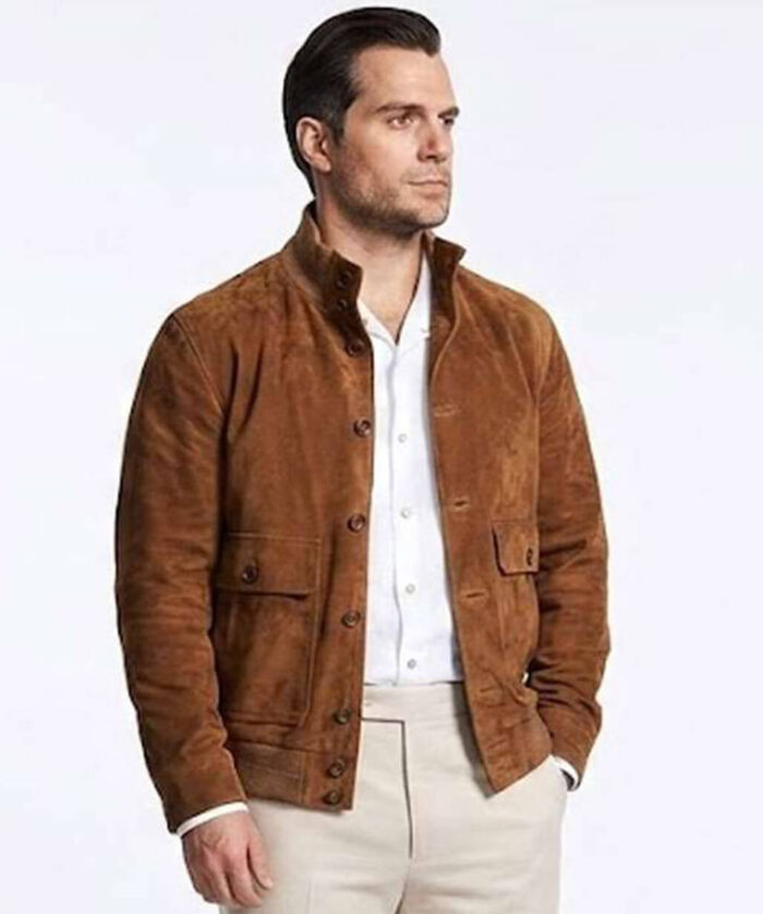 Henry Cavill Suede Jacket