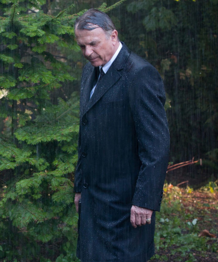 Sam Neill Wool Coat