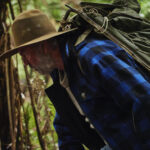 Sam Neill Plaid Coat