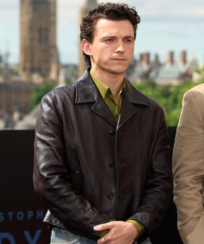 Tom Holland Leather Jacket