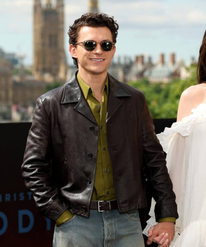 Tom Holland Leather Jacket
