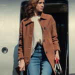 Benedetta Porcaroli Suede Coat