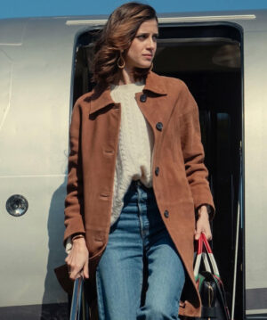 Benedetta Porcaroli Suede Coat