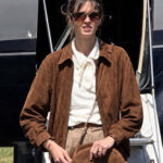 Benedetta Porcaroli Suede Jacket