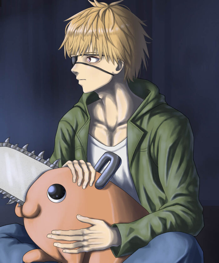 chainsaw-man-denji-green-overcoat Denji Green OverCoat