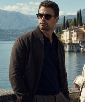 Theo James Brown Jacket