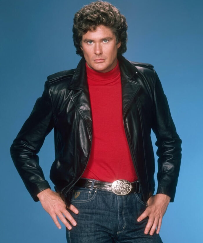 David Hasselhoff Leather Jacket