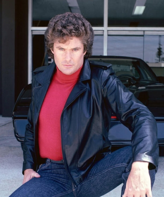 David Hasselhoff Leather Jacket